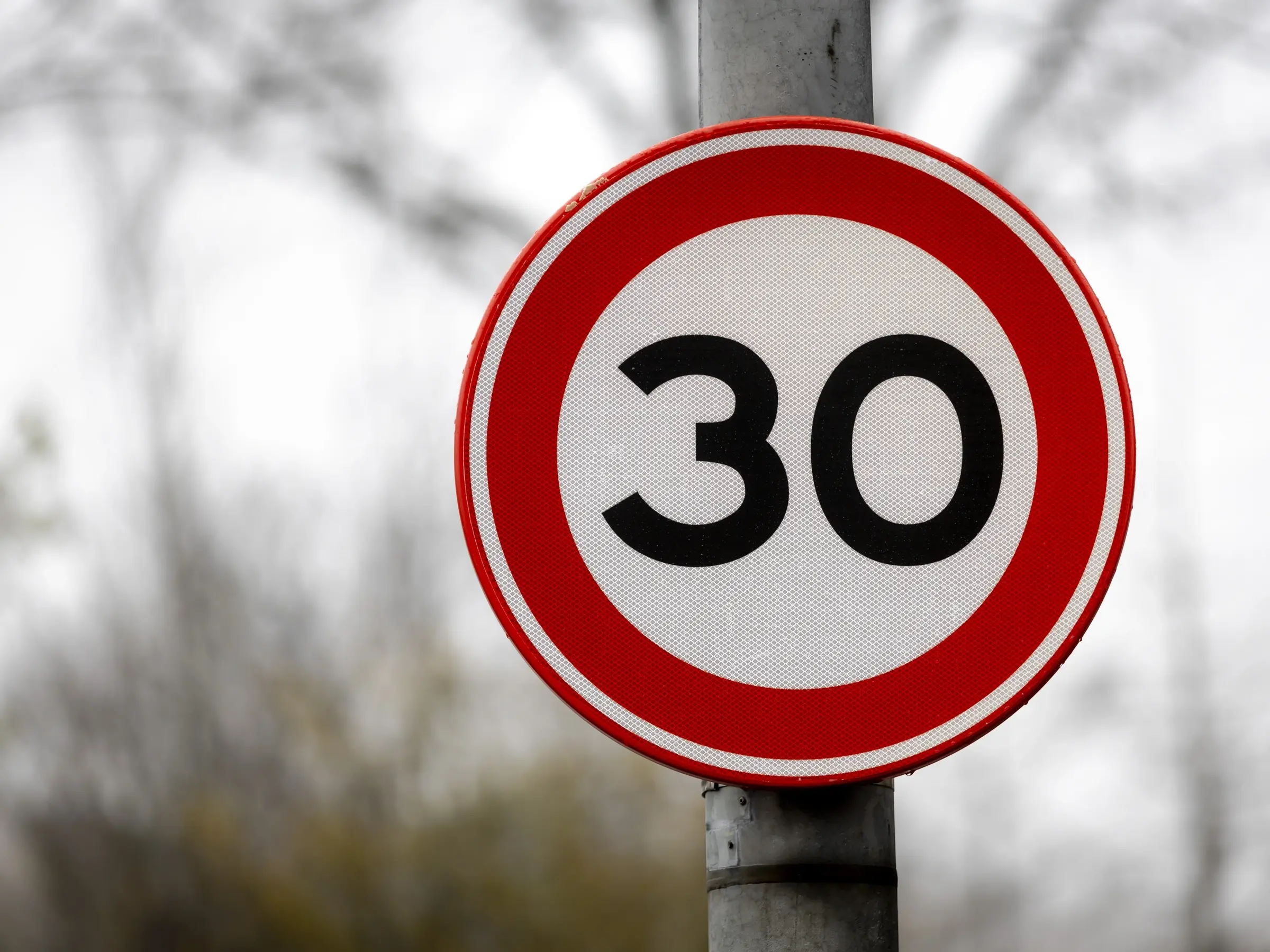 bord 30 km per uur